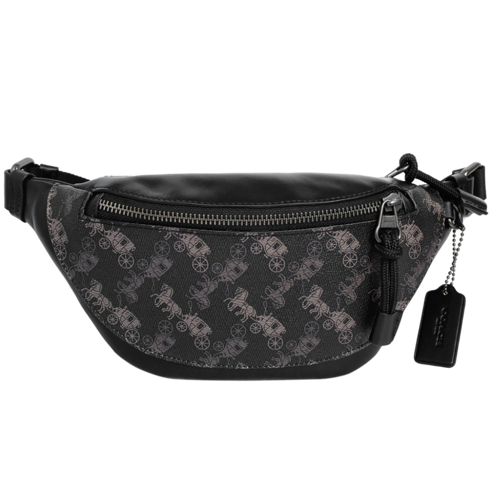 *COACH* WARREN LEATHER (HORSE&CARRIAGE) BELT-BAG